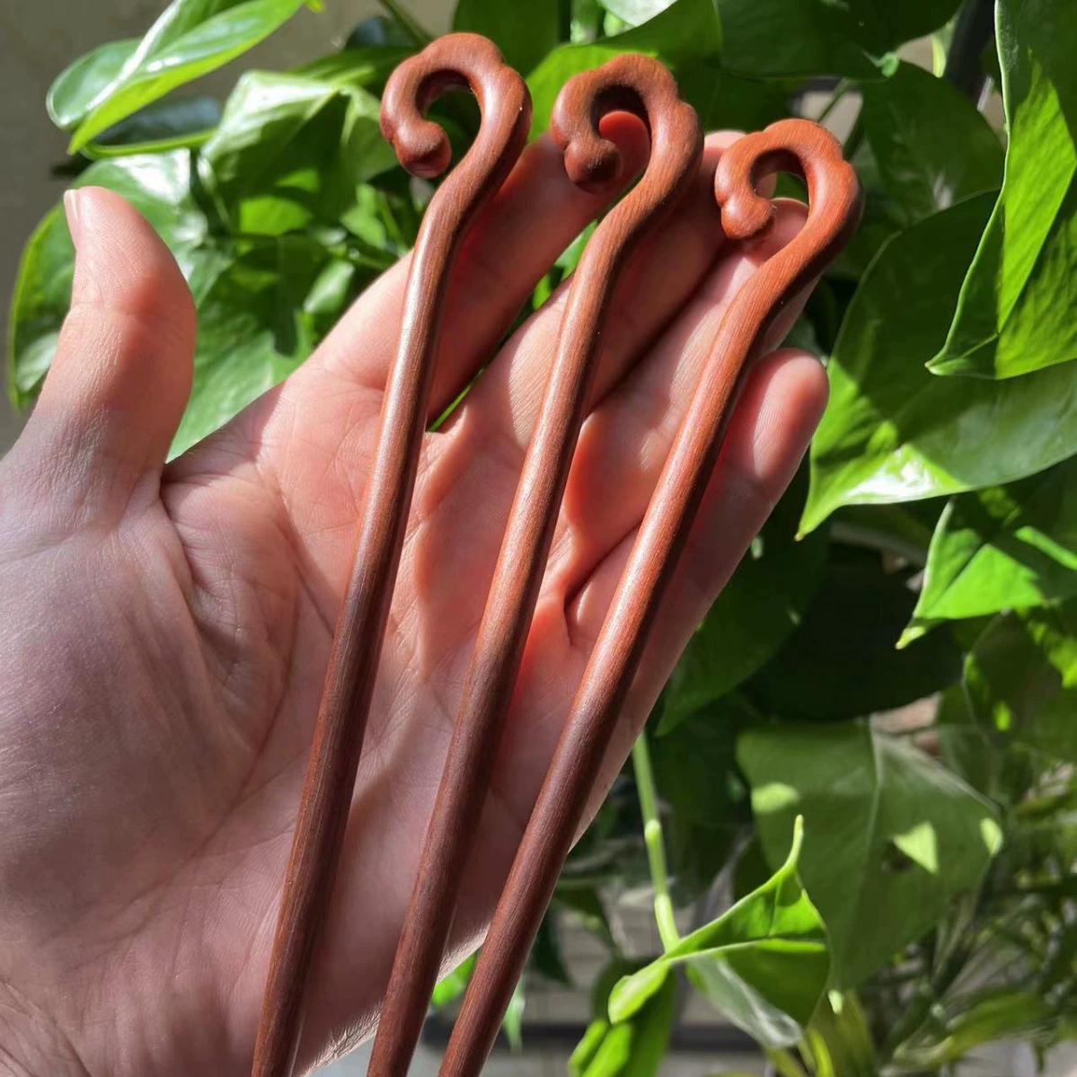 Китайская заколка для волос, классическая деревянная заколка, carving hair accessory сандаловое дерево, оптовая торговля