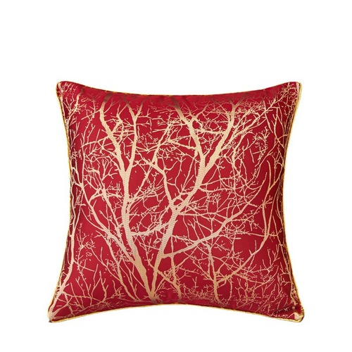 European jacquard pillow case sofa fabric art light luxury pillow decoration bedside home cushion soft bag office lumbar support