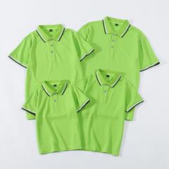 夏子供ラペル半袖ポロシャツ Tシャツ幼稚園服小中学生クラス制服制服カスタムプリントロゴ
