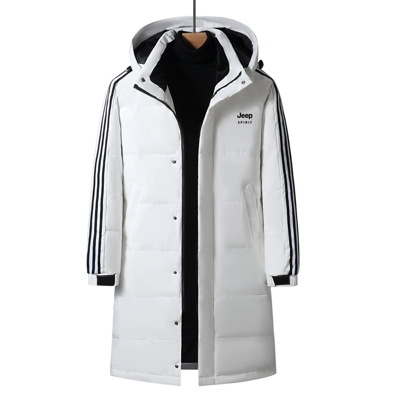 JEEP SPIRIT новый мужской длинный теплый пуховик мужское пальто прилив 8651