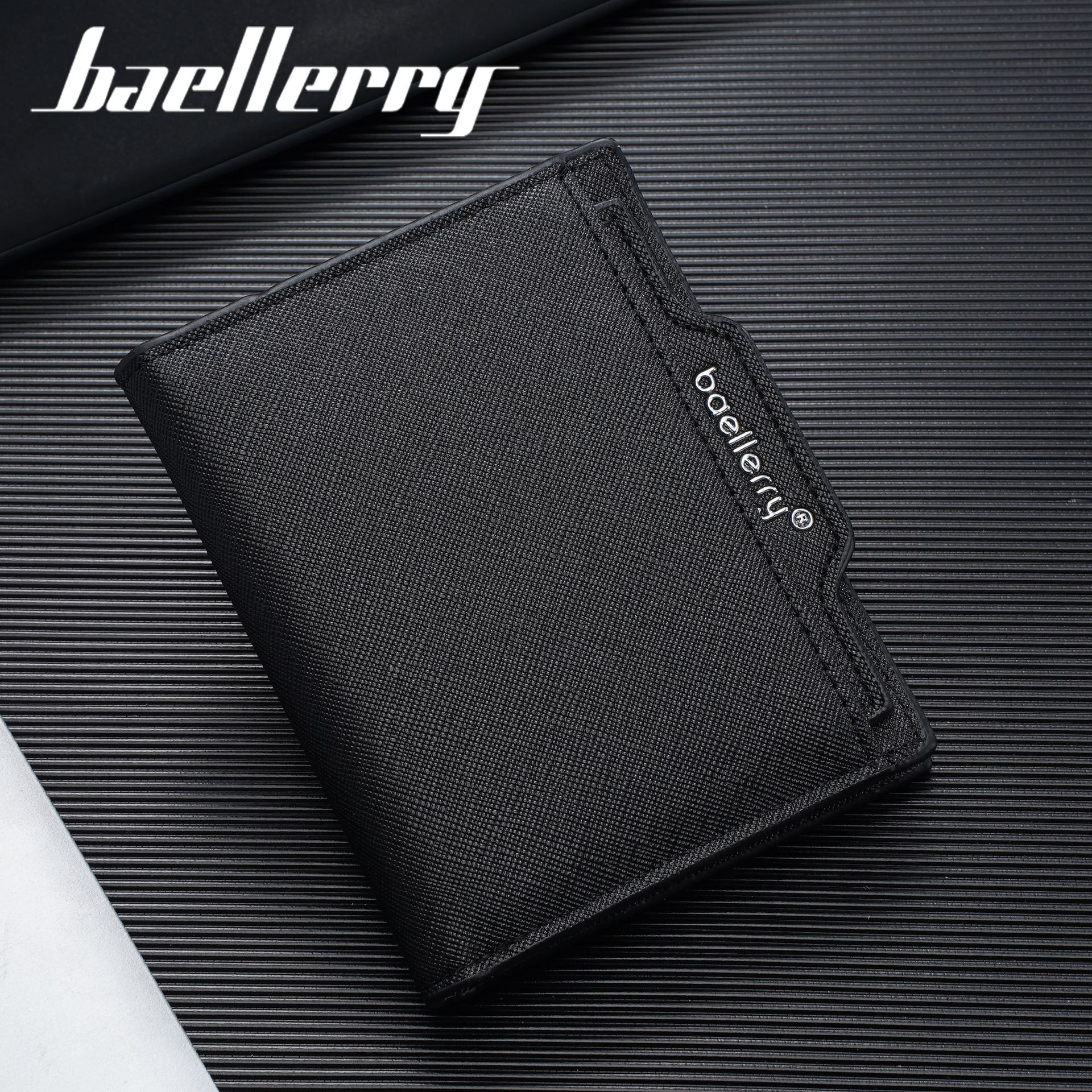 New Men's Short Wallet, Korean Style Casual Thin Wallet, High-End Driver's License Card Holder, Ticket Holder All-In-One Wholesale