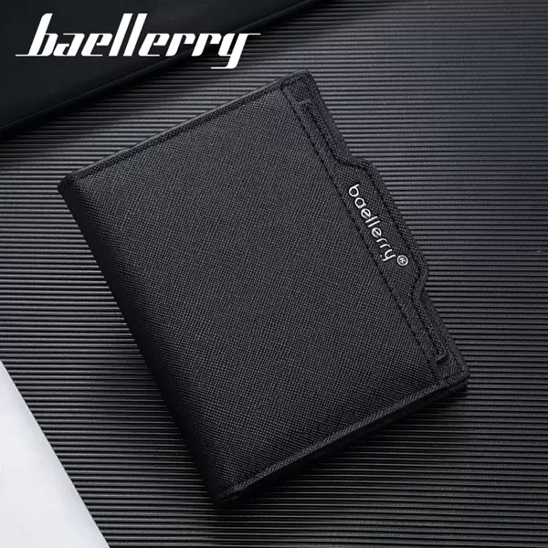 New Men's Short Wallet, Korean Style Casual Thin Wallet, High-End Driver's License Card Holder, Ticket Holder All-In-One Wholesale