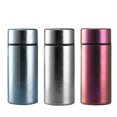 新款迷你純鈦保溫杯真空雙層鈦杯商務高檔辦公室茶杯便攜式保溫杯