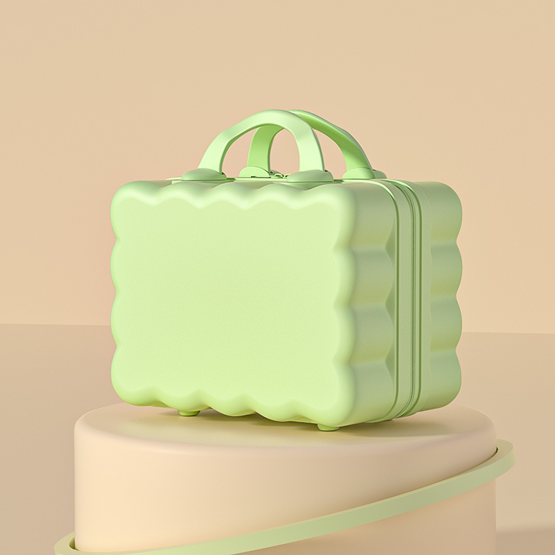 Matcha green [good appearance] / 14inch satchel cosmetic case