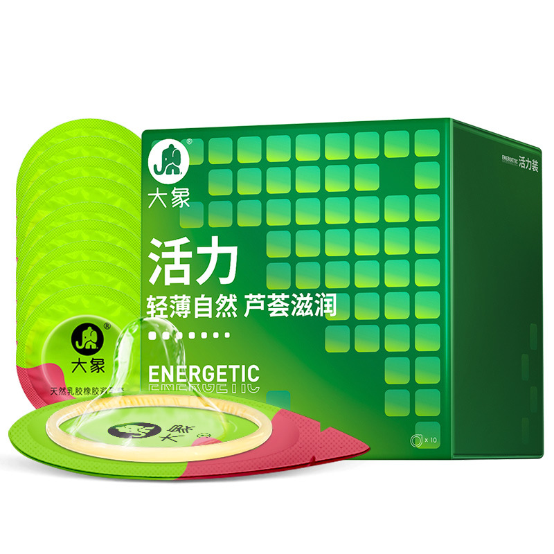 Elephant fun series vitality aloe vera 10 pack