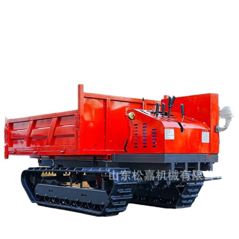 pequeño camión de volcado agrícola de montaña tigre trepante camión de transporte de orugas ingeniería de huerto manejo de montaña Wangquan camión de terreno