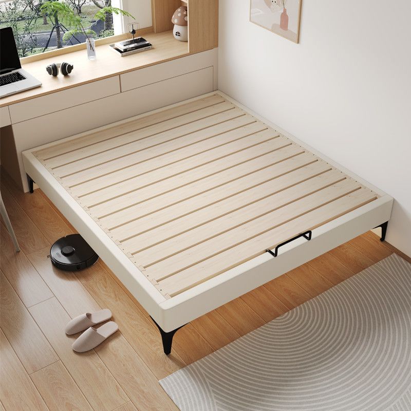All Solid Wood Tatami Without Bedside Bed Frame Silent Dovetail Tenon Frame Bed Small Apartment Can Be Any Size Cross-Border