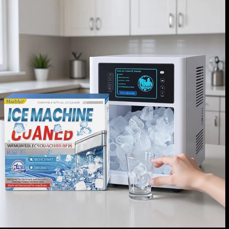 Cross-Border Ice Machine Cleaning Tablets, Descaling Tablets, Ice Machine Cleaner, Stain Remover, Maintenance Filter Cleaning Effervescent Tablets