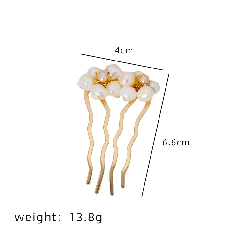 Nueva perla en forma de U clip para el cabello para mujeres clip para el cabello fijo artefacto clip para el cabello de alta calidad clip para el cabello de estilo universal