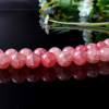 Glossy round beads, bracelet, accessory, wholesale, floral print