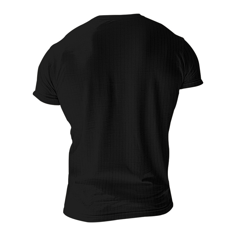 182g Weight Short Sleeve Sleeve Length Regular Sleeve Sleeve Type Polyester Fabric Type Regular Top Length T-shirt Tops Type Casual Occasion Round Neck Neckline Breathable Function Slim Fit Type Solid Color Pattern Summer Season Men's Gender Simple Style Style Men's Solid Color Simple Style Round Neck Short Sleeve Slim Men's T-shirt 16