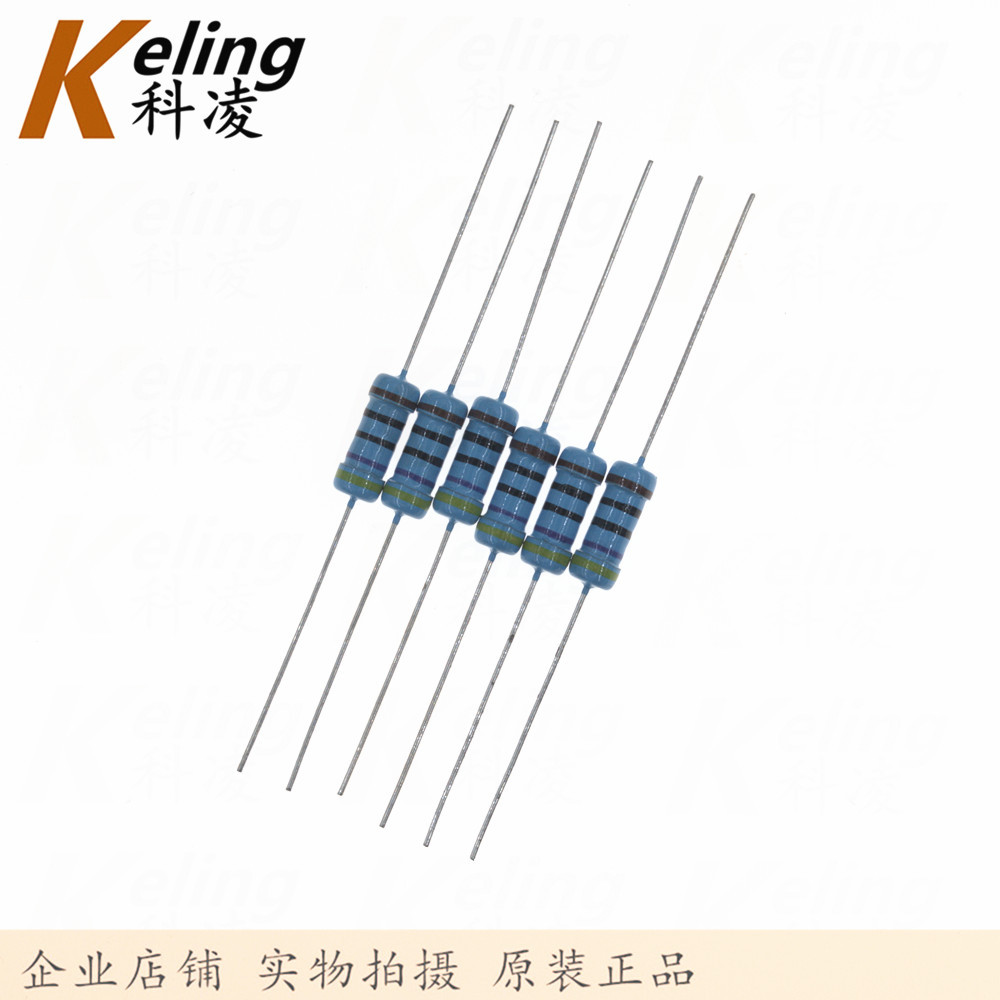 正品 1W金属膜电阻器 1W精密电阻 直插色环电阻 470R 1% 1袋200个