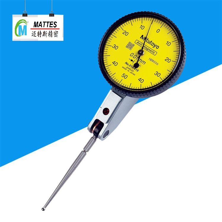 日本Mitutoyo三丰513-415-10E杠杆百分表 三丰水平型长测针杠杆表