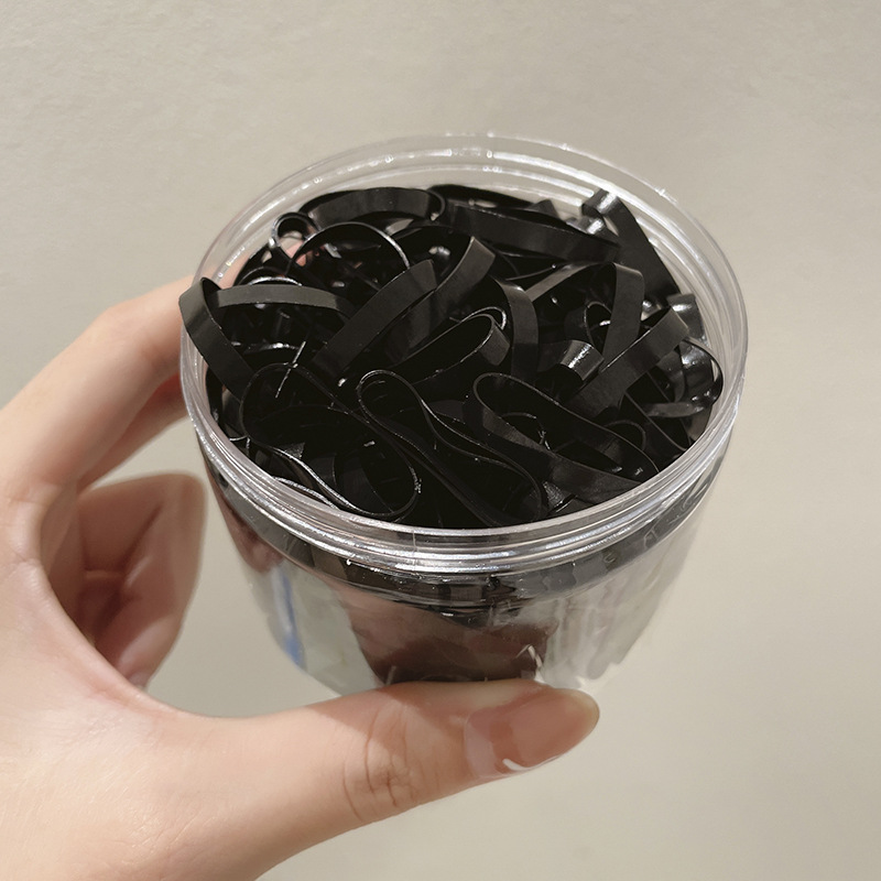 Las bandas de goma desechables de color para niños no dañan el cabello, alta elasticidad y durabilidad