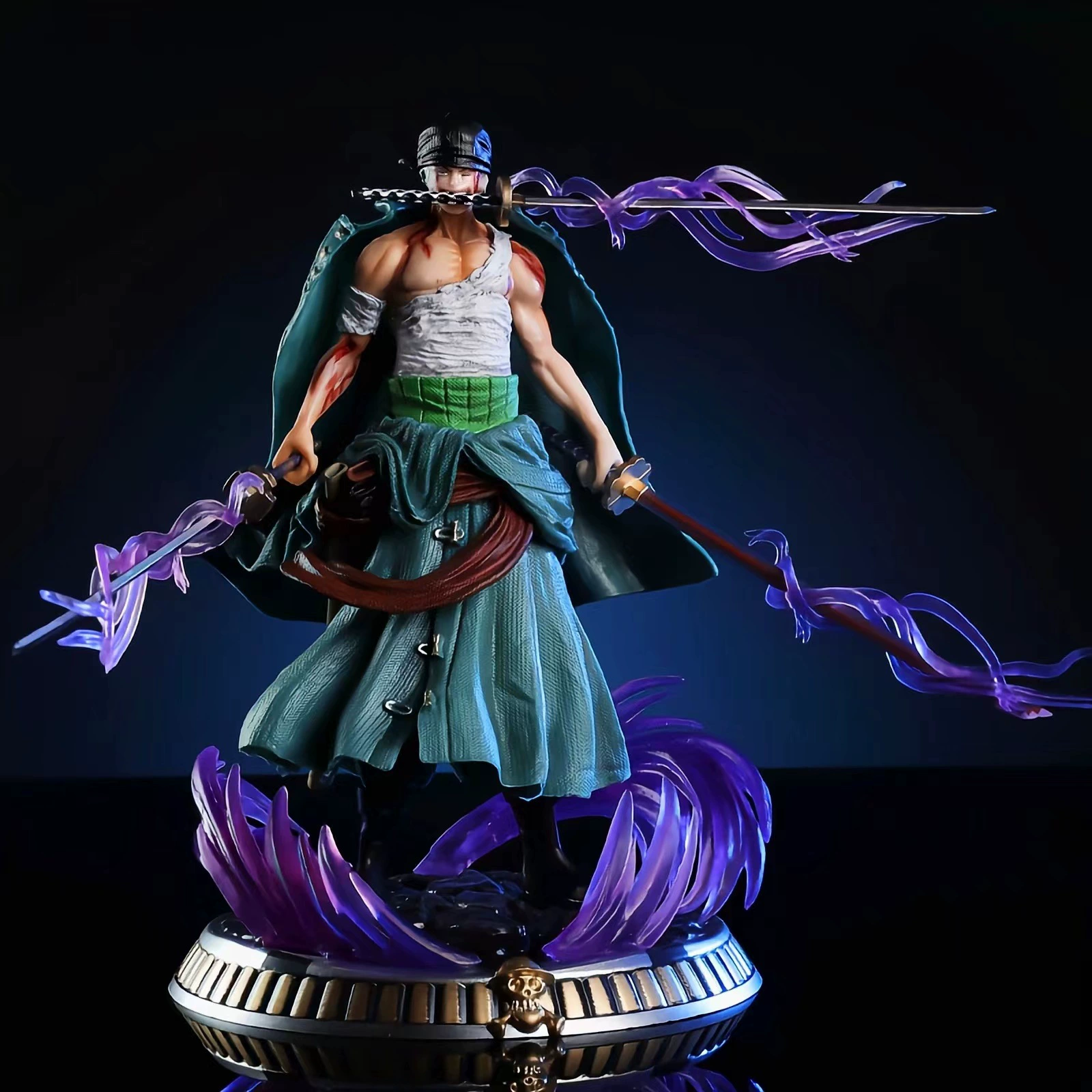 Оптовая продажа/поколение цельной крови для ванны Саурон ручной работы GK трехножевой поток мечта Саурон модель украшения Статуя аниме