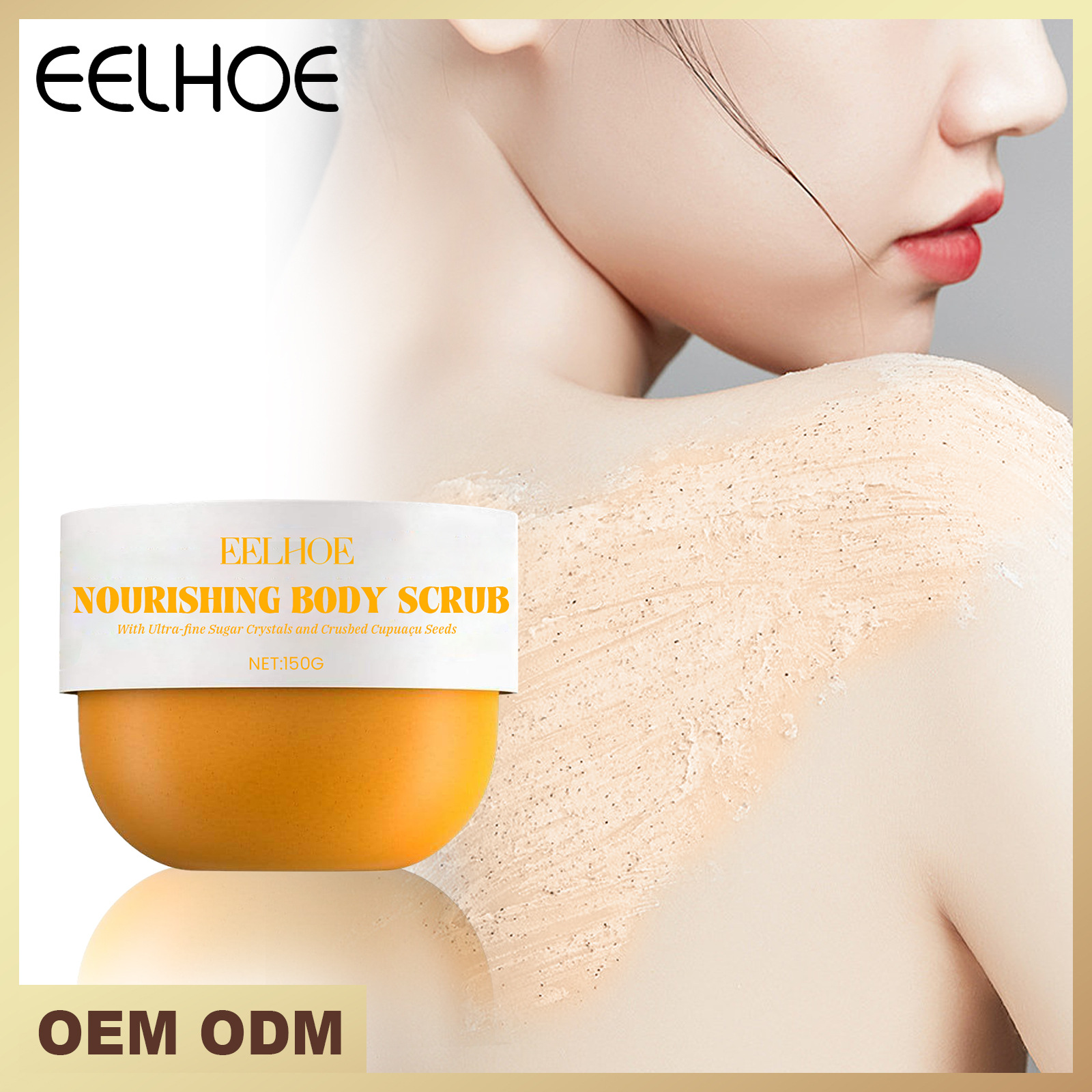 Eelhoe Scrub Deep Cleansing Exfoliation Dead Skin Daily Moisturizing Whitening Soft Skin Body Care