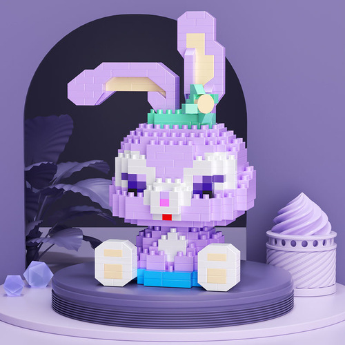 Lèlé Xiōngdì Xīnglù Wēigǔ Jīmù DIY Kǎtōng Gōngzi Zhìyuì Pīnzhuāng Wánjù Nǚhái Liùyī Lǐwù