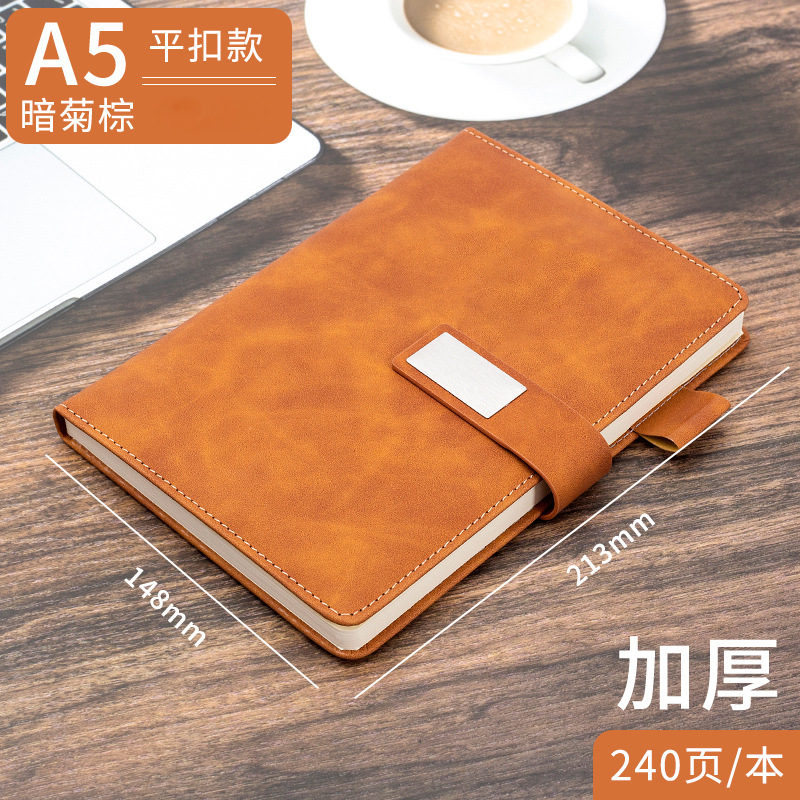 A5 버클북(사각버클)/브라운