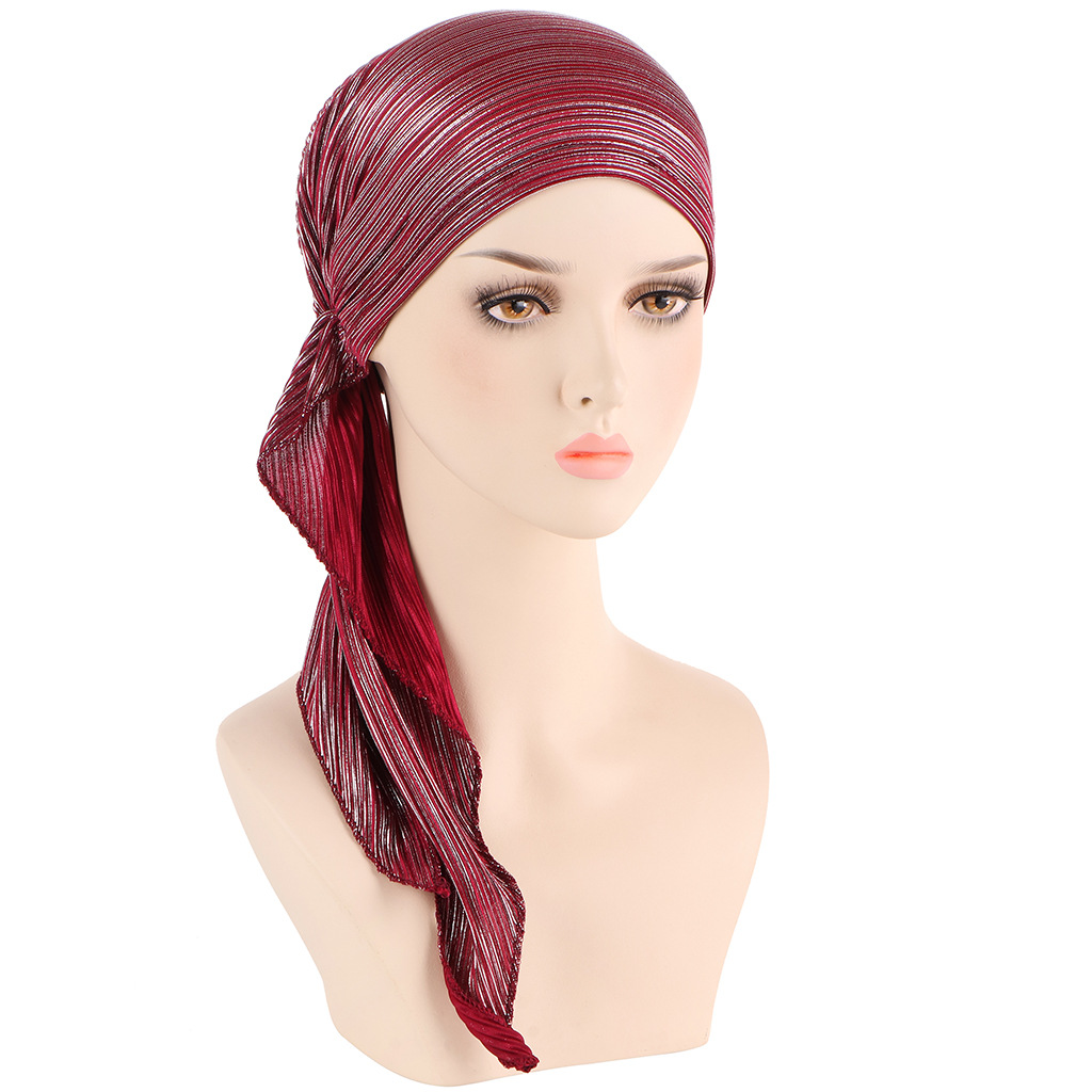 Women's Ethnic Style Stripe Solid Color Beanie Hat display picture 4