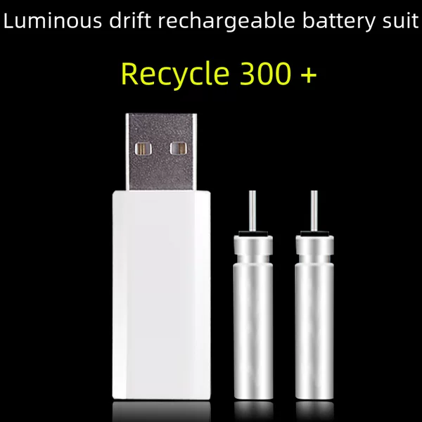 Luminous drift battery CR425 charging set universal shadowless electronic drift lithium battery with USB charger