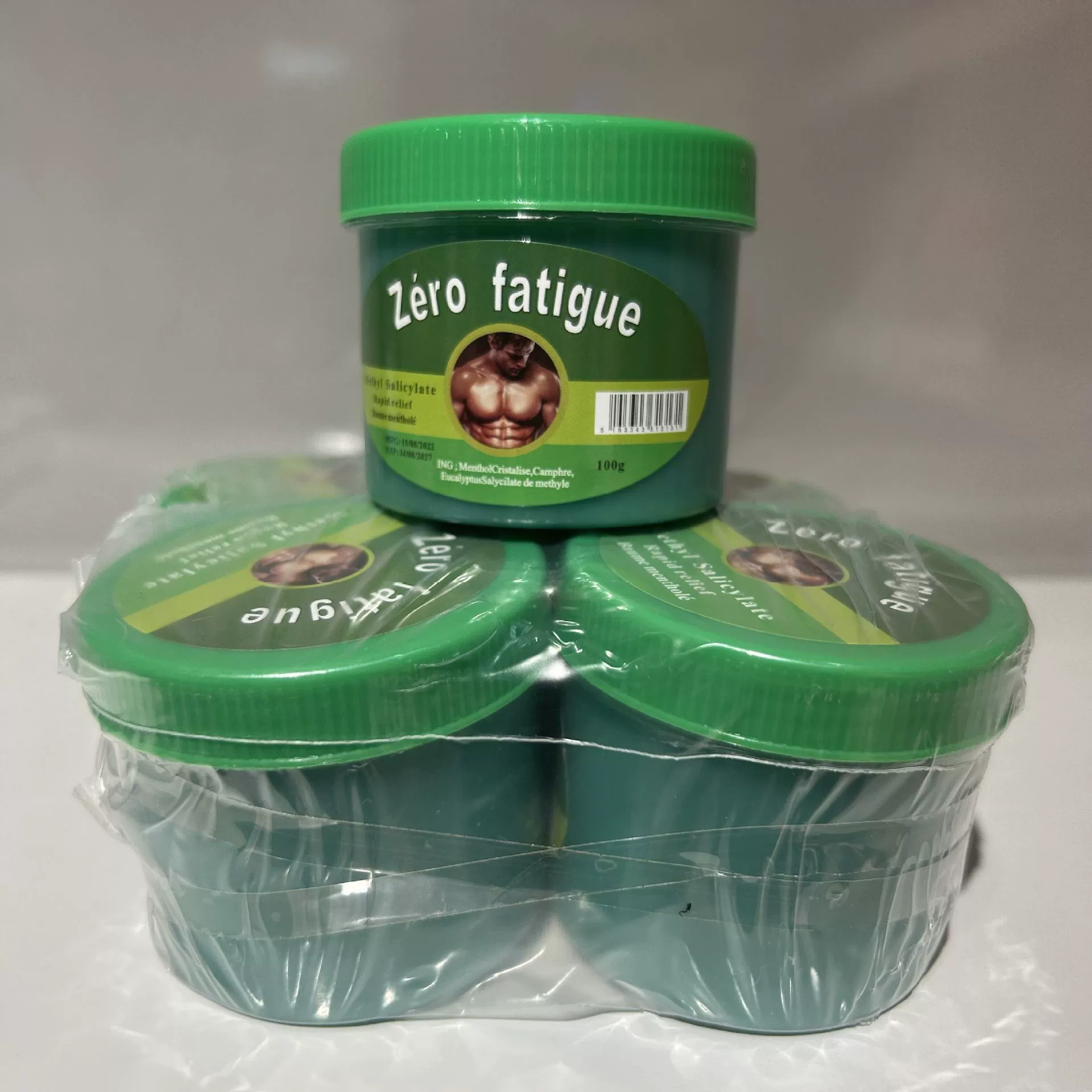 Внешняя торговля для нулевой жирности 100 г Зеленая Бутылка Прохладный Мятный крем массажный крем