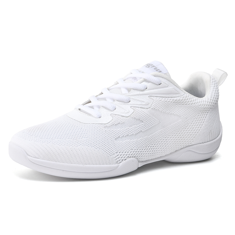 Zapatos aeróbicos deportivos, zapatos blancos, zapatos deportivos, zapatos de entrenamiento para mujeres, zapatos de competencia, zapatos suaves para niños