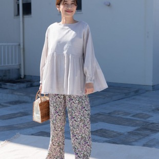 Cross-border Japanese Explosions Lantern Sleeve Shirt Belly Covering Doll Shirt Women's Spring and Summer Loose plus size Slim Shirt