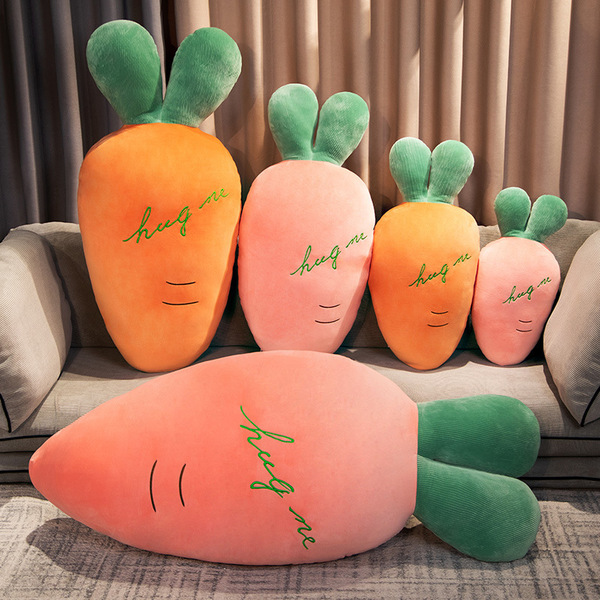 Cute cartoon carrot soft pillow for sleep