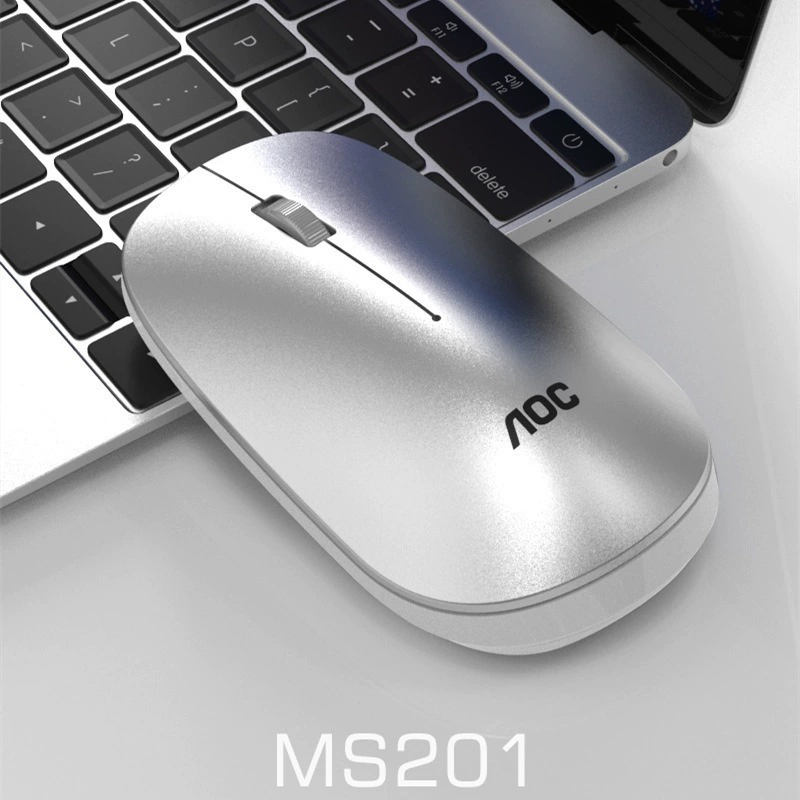 AOC MS201 Беспроводная Бесшумная деловая мышь Стильный Простой Легкий умный ноутбук мышь 2,4 г
