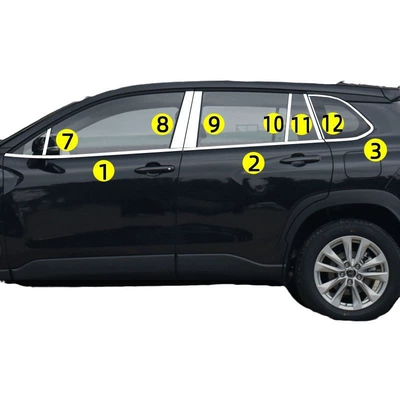 Şüşə kənarı xromları/moldingləri: Trim Strips Corolla Ruifang Modified