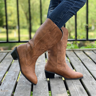 ���Q�¿�2024�ﶬ��ŮʽƤѥŮЬ��ͲѥPU���^��Ͳ�羳��aŮѥ��