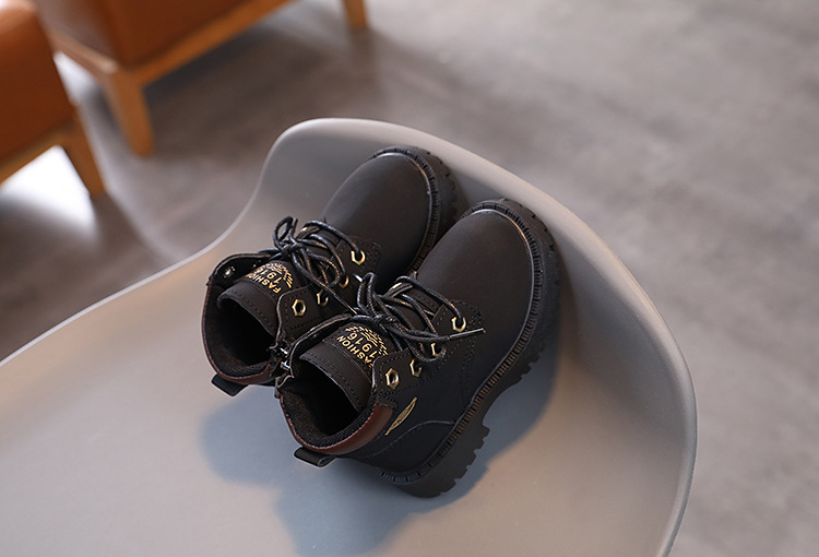 Boys' Martin 2023 Korean Edition Autumn New Walk Short Boots Small, Medium, and Large Children's Soft_voghion.com