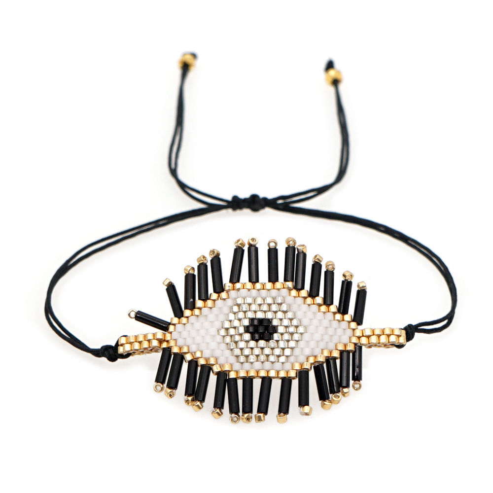 Nihaojewelry Ethnic Style Lucky Eye Miyuki Beads Hand-made Bracelet Wholesale Jewelry display picture 3