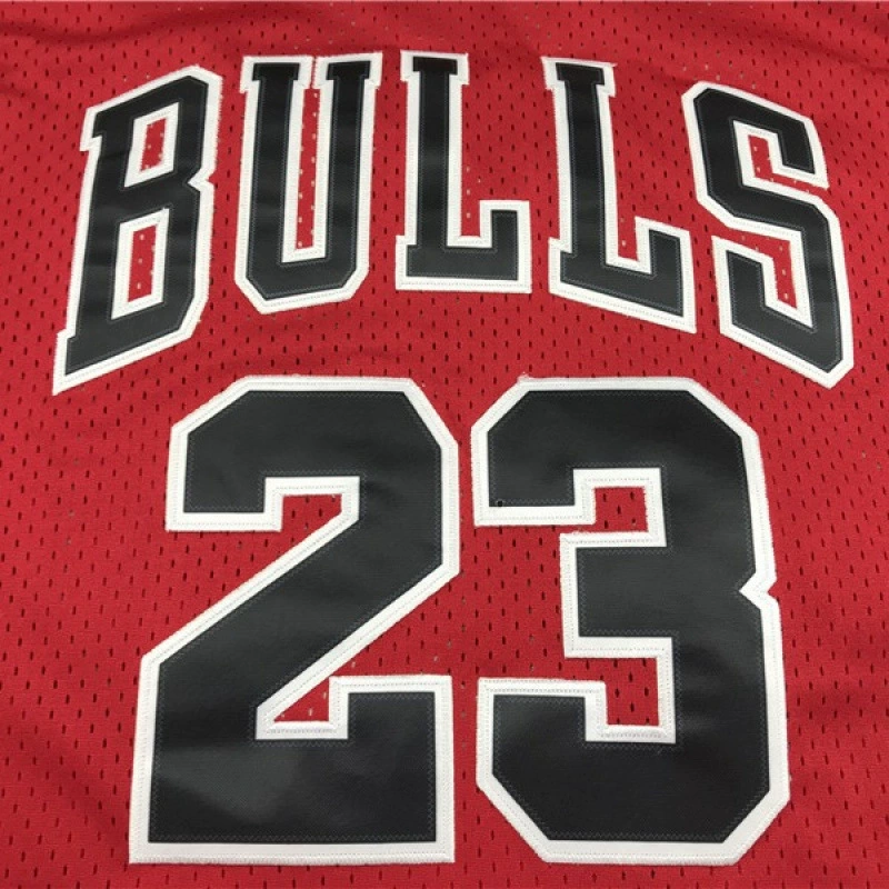 Вышитые Bulls 98 Финал 23 Джордан баскетбольная форма BULLS NBAFINALS баскетбольная майка