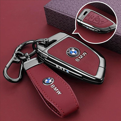 Static Rod/Key Bag – Shell Bmw Buckle - type-a-key-red-leather-rope-buckle-hanging-buckle