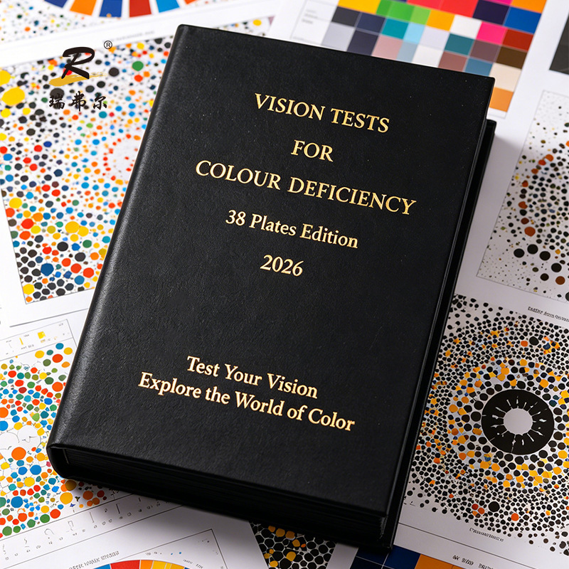 2026 New Fifth Edition Color Blindness Test Book, 38 Pages, English Version, Ophthalmology Optometry Color Blindness Test Chart 2026 New Fifth Edition Color Blindness Test Book, 38 Pages, English Version, Ophthalmology Optometry Color Blindness Test Chart