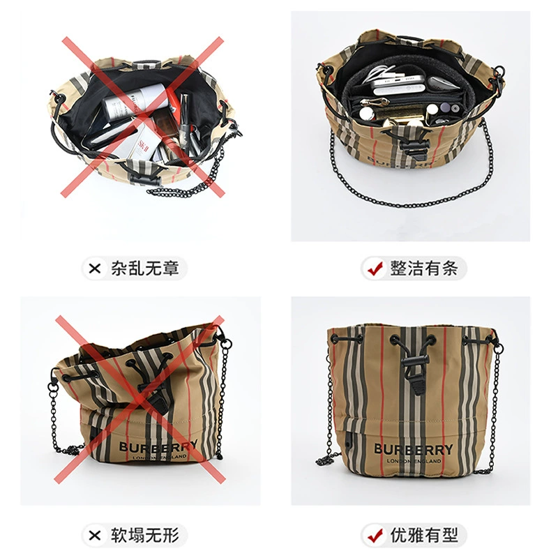 Ватно-матовый подкладочный отдел для Burberry водоносного пакетика лёгкая внутренняя сумочка для разделения и хранения внутри сумки