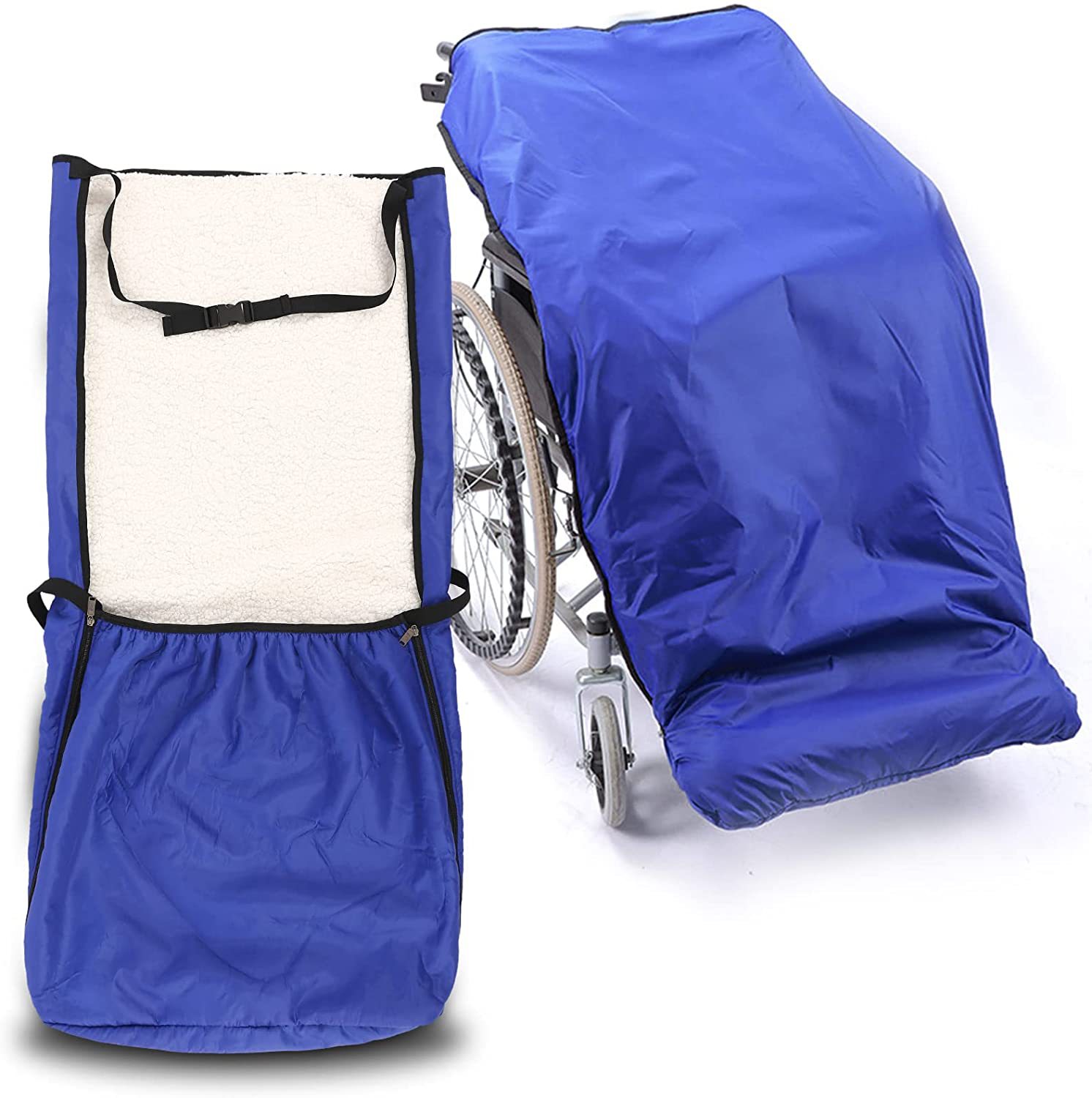 轮椅防风毯 轮椅防风被 轮椅护膝护腿毯 残疾人防风被 轮椅保暖套