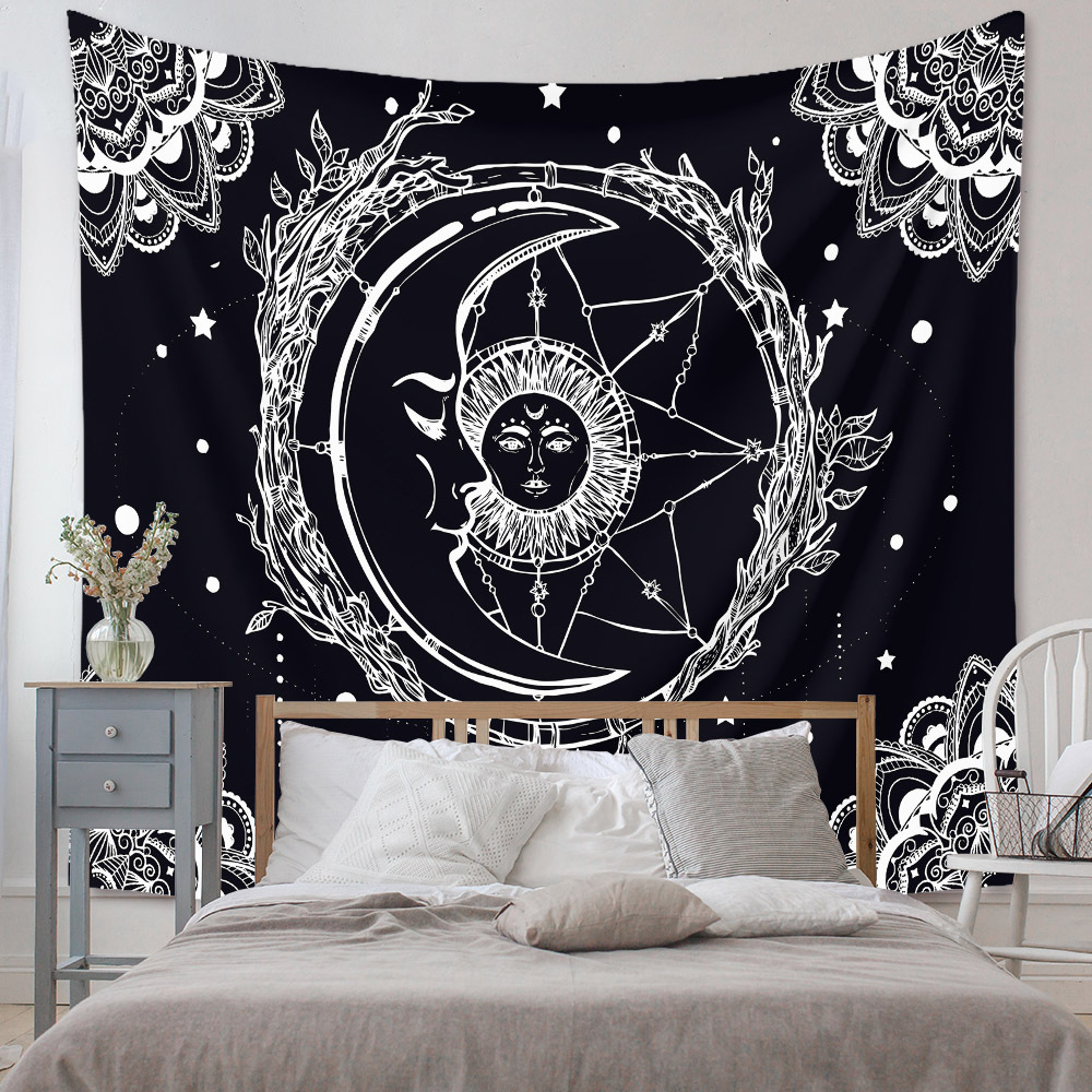 Home Cross-border Bohemian Tapestry Room Decoration Wall Cloth Mandala Decoration Cloth Tapestry display picture 127