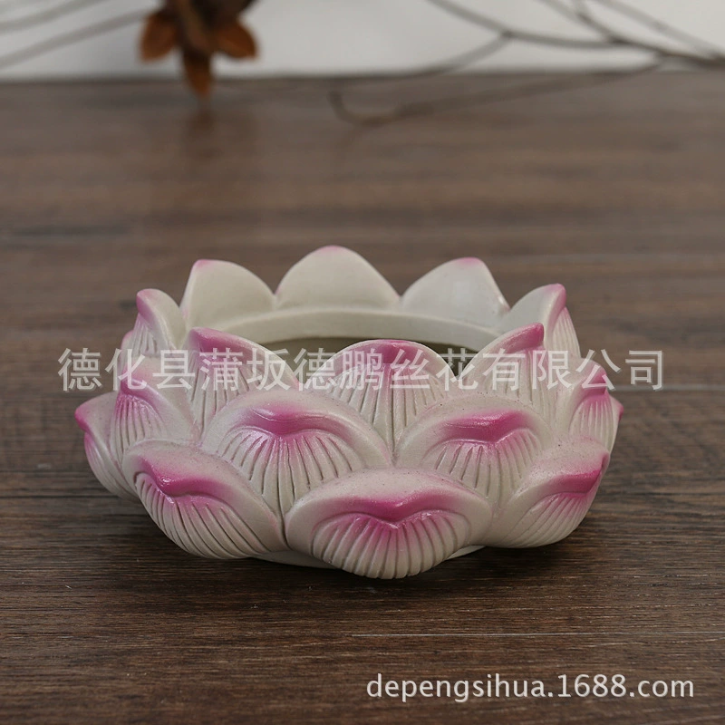 Хит Taobao, креативный домашний декор, zakka арт, керамический маленький вазон (малкий лотос суккулентный горшок)