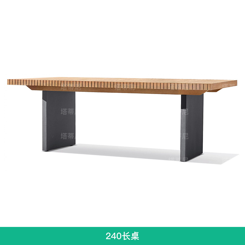 Mesa y silla de teca al aire libre patio terraza antiagua muebles de protección solar jardín al aire libre combinación de mesas y sillas de madera maciza