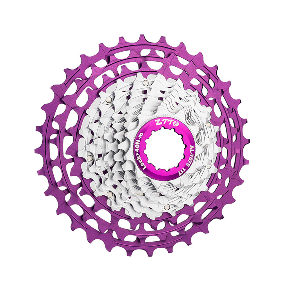 Volante de bicicleta de carretera ZTTO 11 velocidades 28-36T ligero CNC hueco volante ultraligero de una pieza