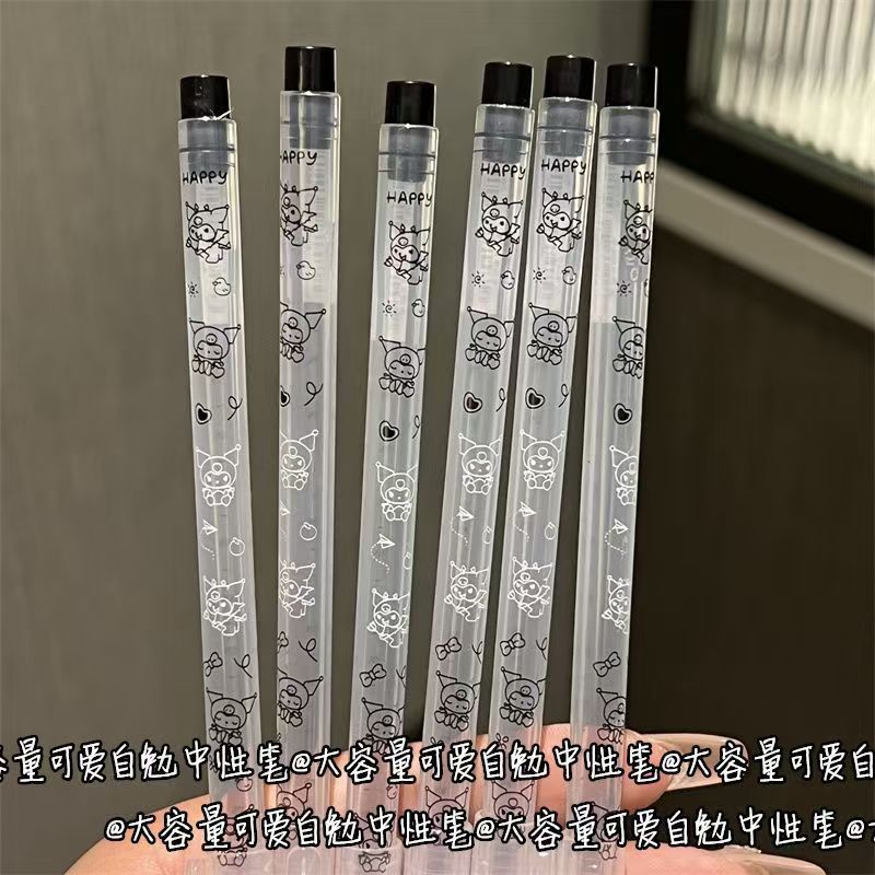 Jiyikawa 自励大容量フルニードルゲルペンインスタイル学生筆ペン高価値自励黒ペン|undefined