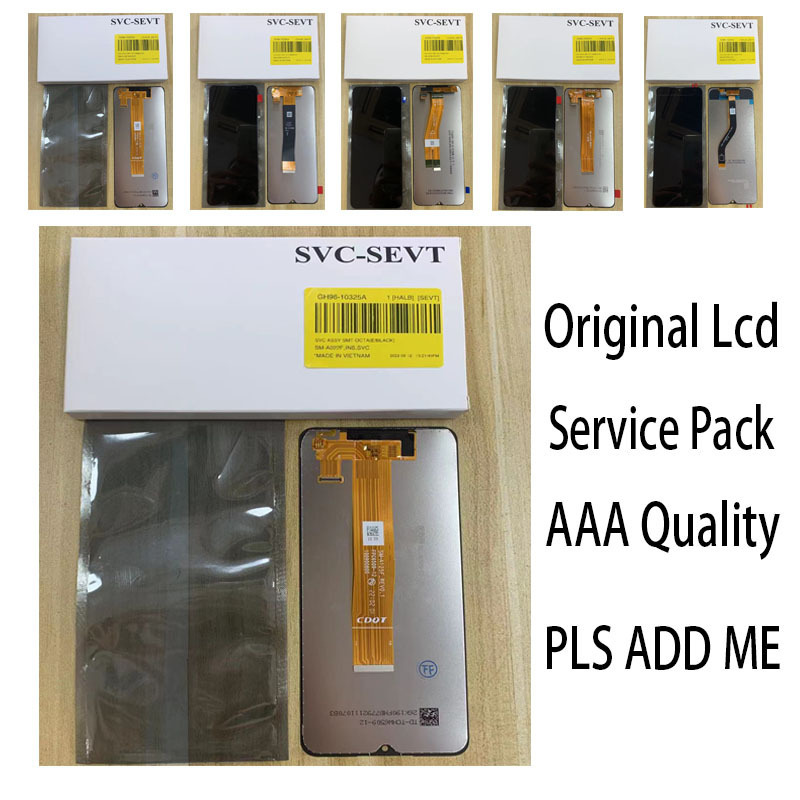 For Samsung A06 A12 A02S A13 A23 A01 A04E A21S A11 screen assembly inner and outer screens