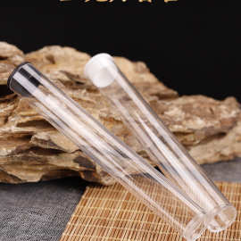 批发透明亚克力线香装香管香筒插香桶家用长款大号塑料硬壳沉香香