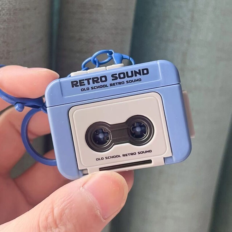 ガラスハンドヘルドアンプレコーダーキーホルダークリエイティブ小型スピーカーおもちゃバッグスクールバッグキーペンダント小さなギフト|undefined