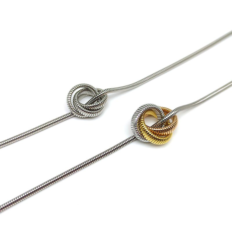 25g Weight 304 Stainless Steel Pendant Material Pendant Necklace Classification 304 Stainless Steel Chain Material Twisted Rope Chain Chain Type 1 Piece Quantity Casual, Street Occasion 304 Stainless Steel Material Geometric Pattern Unisex Gender Simple Style, Streetwear Style Wholesale Jewelry Simple Style Streetwear Geometric 304 Stainless Steel Pendant Necklace 10
