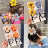 Children's hairgrip, hair accessory, flowered
