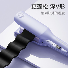 Cross-border 36mm egg roll curling iron large egg roll curling artifact water ripple wool curling splint
