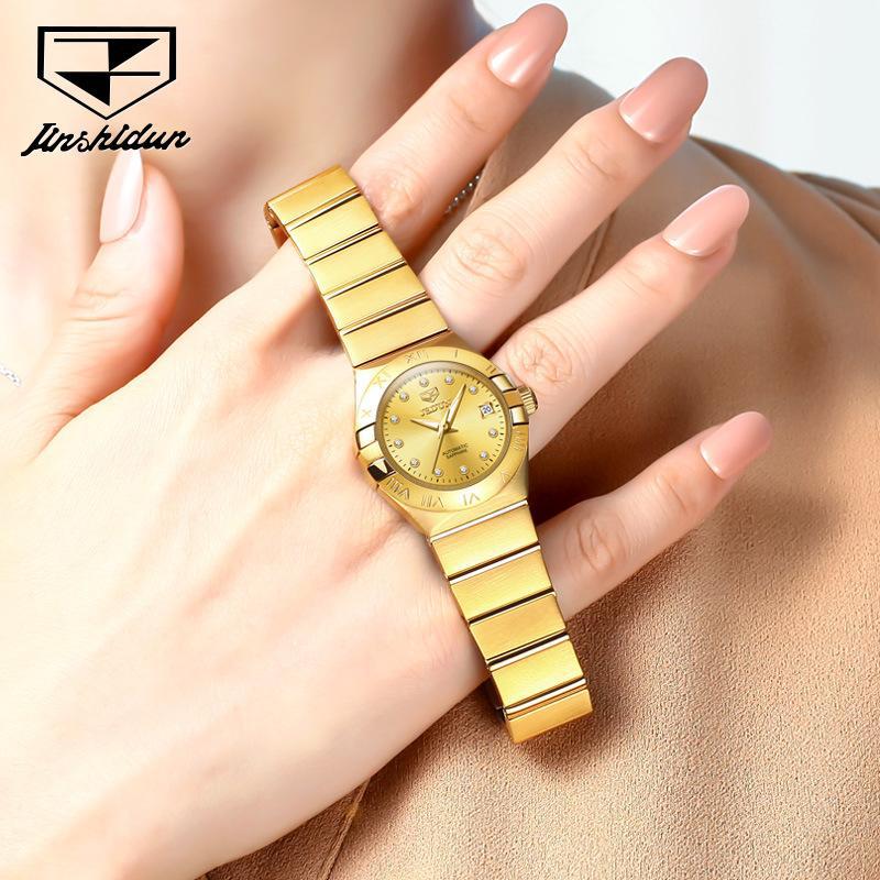 A generation of gold shield brand watches automatic mechanical watches light luxury niche ladies watches trembles women's watches tide